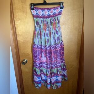 Dots Strapless Summer Dress Women’s Size M
